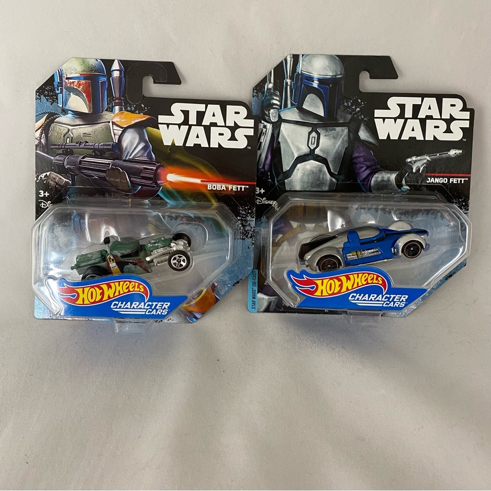 2014 Star Wars Hot Wheels Die Cast - Jango Fett and Boba Fett